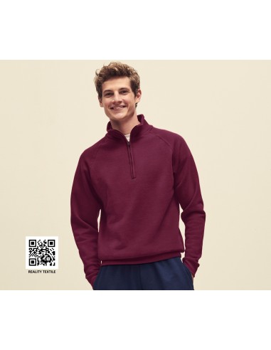 F-62-114-0-Classic Zip Neck Sweat